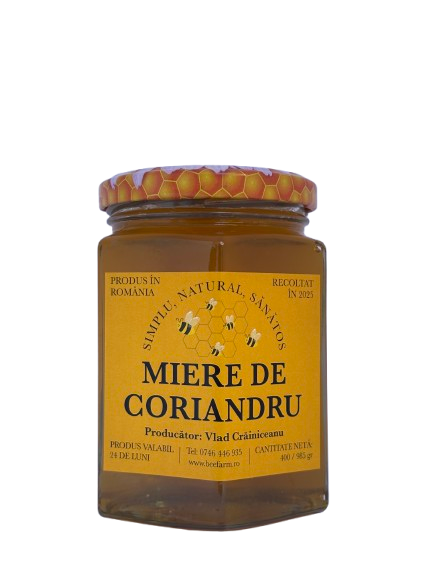 miere de coriandru naturala beefarm.
